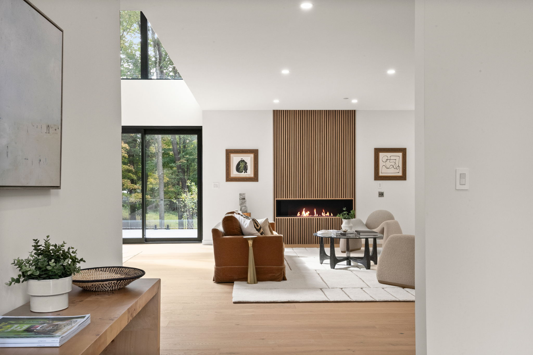 A finished CG Homes living room, ready for move-in